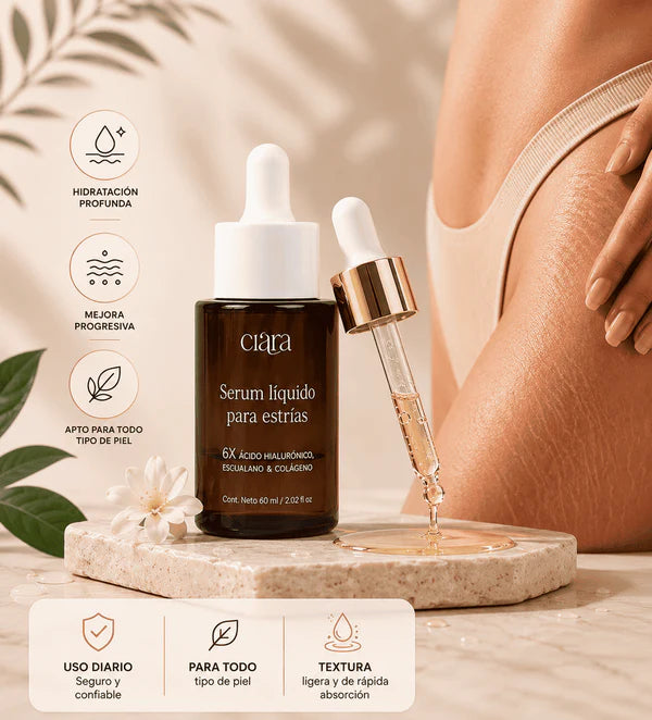 Sérum Antiestrías Ciara ✨ Piel Más Lisa, Firme e Hidratada